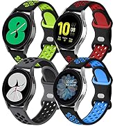 Lerobo 4 Pack Compatible with Samsung Galaxy Watch 4 &amp; 5 Bands 40mm 44mm/Classic Band 46mm 42mm/G...