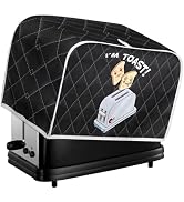 Doojoayie 2 Slice Toaster Cover Dust-proof Kitchen Small Appliance Cover Waterproof Stain Resista...