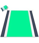 PY SUPER MODE Picnic Blanket Waterproof 78 × 82 inches - Extra Large Outdoor Beach Blanket Waterp...