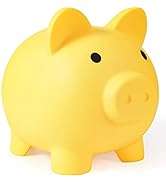 Large Piggy Bank, Unbreakable Plastic Money Bank, Coin Bank for Girls and Boys, Large Size Piggy ...