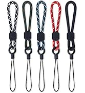YOUOWO Lanyard Finger Strap 5 pack Ring lanyard rope small lanyards for phone Cases keys lanyard ...