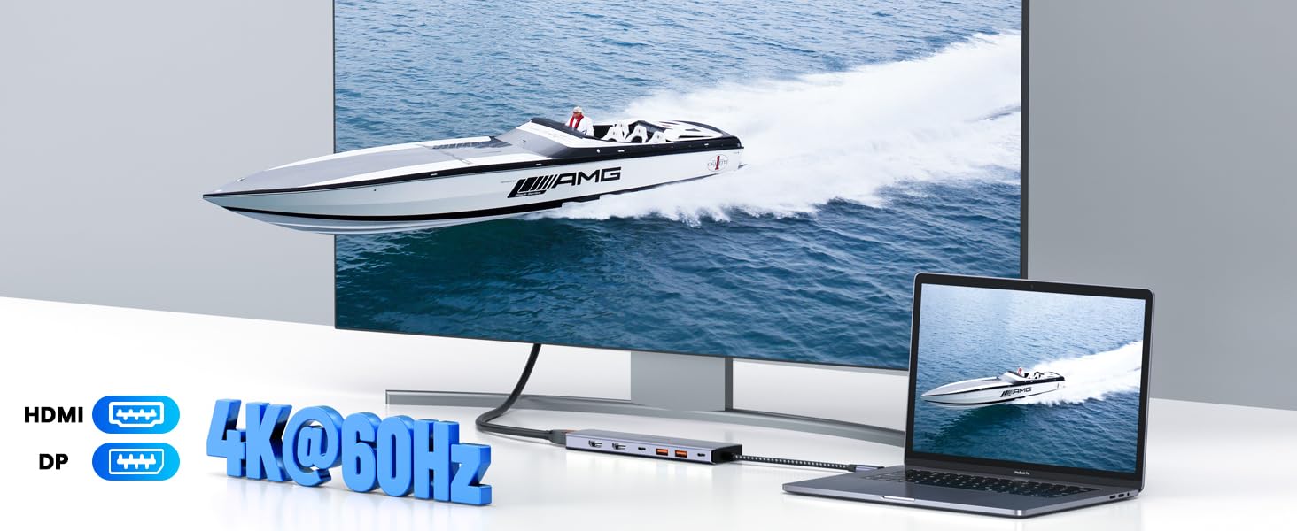4K@60HZ Display Port And HDMI
