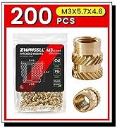 M3X5.7X4.6-200_Metric_Threaded_InsertBrass_Heat_Set_Insert_for_Plastic_Parts