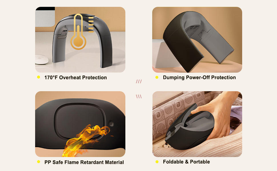 black desk mouse pad hand warmer