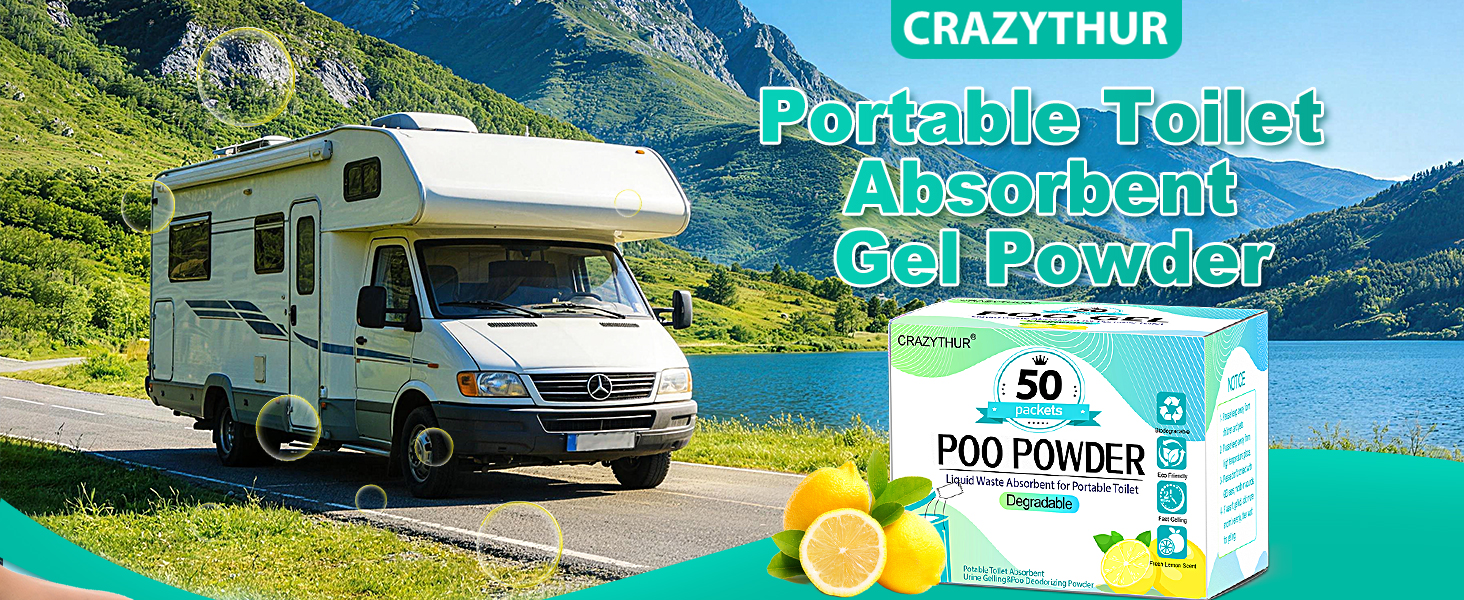 Portable Toilet Absorbent Gel Powder