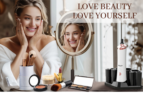  makeup brush cleaner and dryer tools