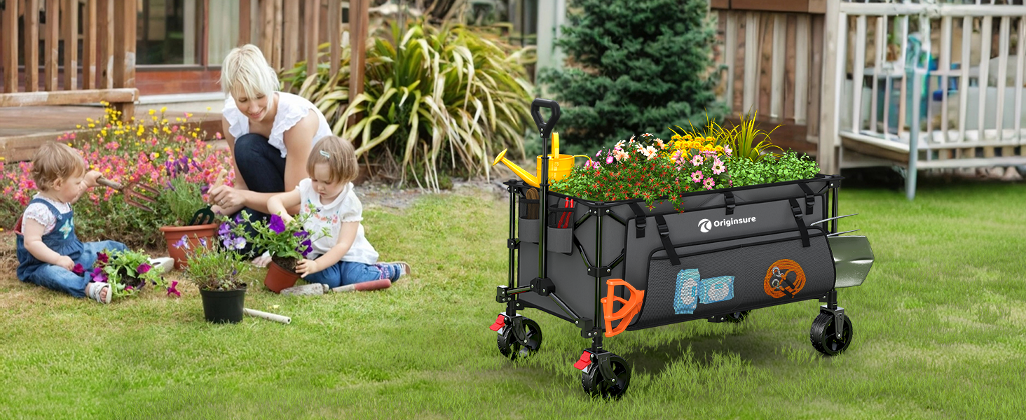 Easier for me to get my supplies from my car to my garden