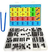 IC Chips kit Minidodoca 173 pcs 20 Values Chip Assortment Set+12 pcs Sockets;Integrated Circuits ...