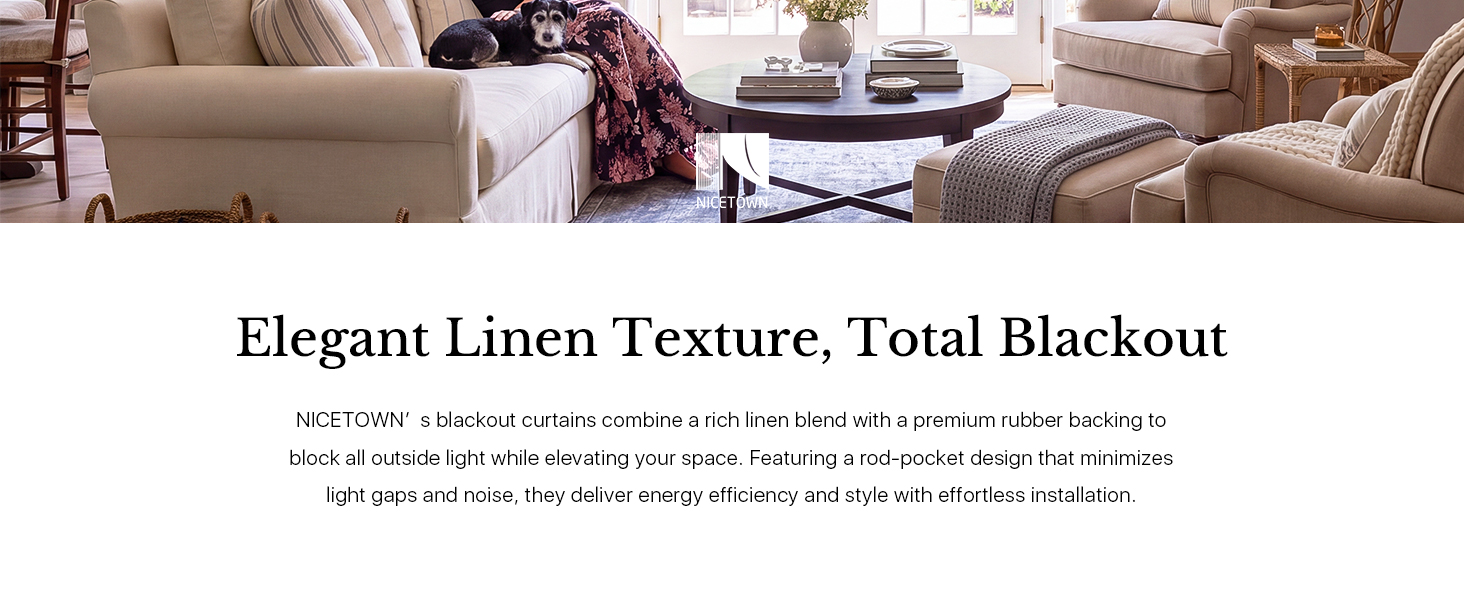100% blackout living room curtains for sliding glass door privacy protection thermal insulated
