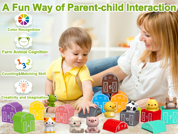 Learning Toys for Toddlers 1,2,3,Montessori Fine Motor Games,Gift for Baby 12-18 Months