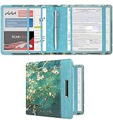 Caweet Car Registration and Insurance Holder Vehicle Glove Box Organizer Leather Car Document Hol...