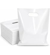 ysmile Plastic Shopping Bag for Small Business, Merchandise Retail Poly Die Cut Handle Bag Large ...