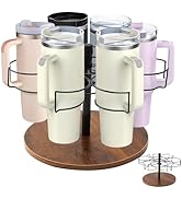 NCONCO Water Bottle Organizer for Stanley 40 oz Tumbler with Handle, Rotatable Tumbler Organizer ...