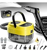 Steam Cleaner,15s Heat-Up,1.6L Tank,3-Level Adjustable Handle,2500W Steamer for Cleaning,Portable...