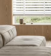 Yoolax Motorized Natural Wood Blinds with Remote, Smart Venetian Blinds for Windows, Light Filter...