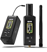 HHLPRO UHF Wireless Guitar System with Antenna,260FT Range,32 Channels,Dual Volume Control,Rechar...
