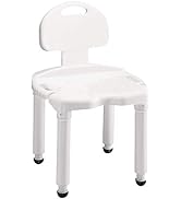 Carex Bath Seat And Shower Chair With Back For Seniors, Elderly, Disabled, Handicap, and Injured ...