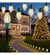 Christmas Pathway Lights Outdoor, 26 FT Connectable C9 LED Christmas Lights Outdoor, Waterproof S...