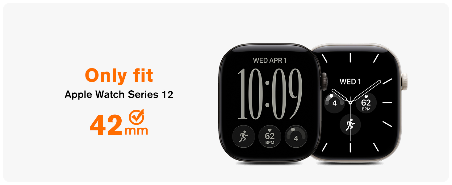 Only Fit Apple Watch Series 12 42mm