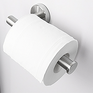 towel ring and toilet paper holder set