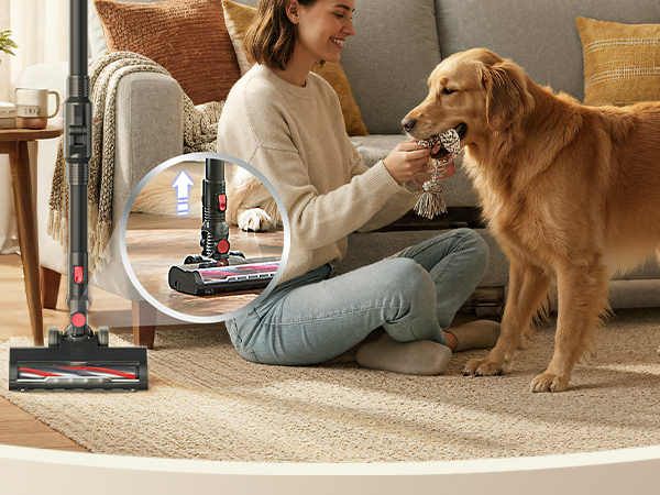vacuum for all floor, hardwood, low-pile carpets, and tiles