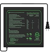 1 Pack Seedling Heat Mat for Seed Starting,20" x 20.75" Waterproof Heating Pad for Indoor Plants ...