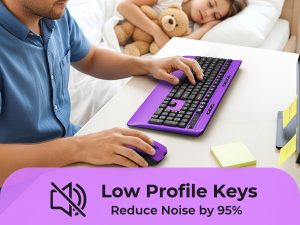 quiet purple keyboard