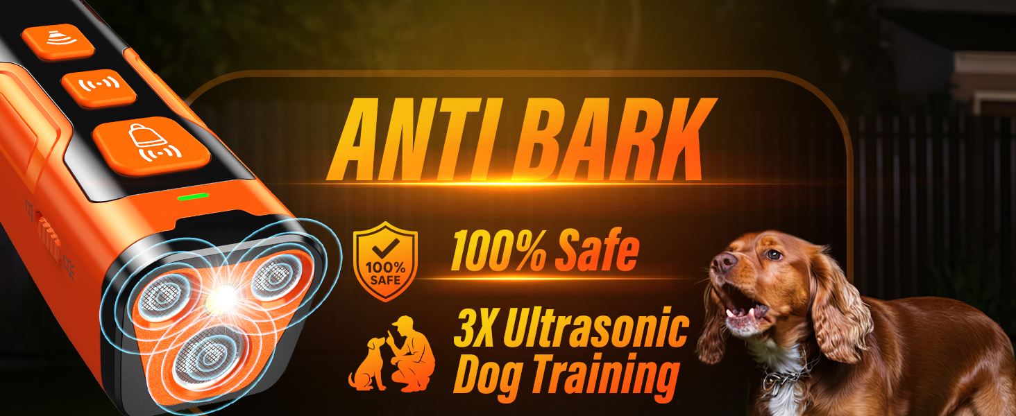 dog bark anti bark deterrent
