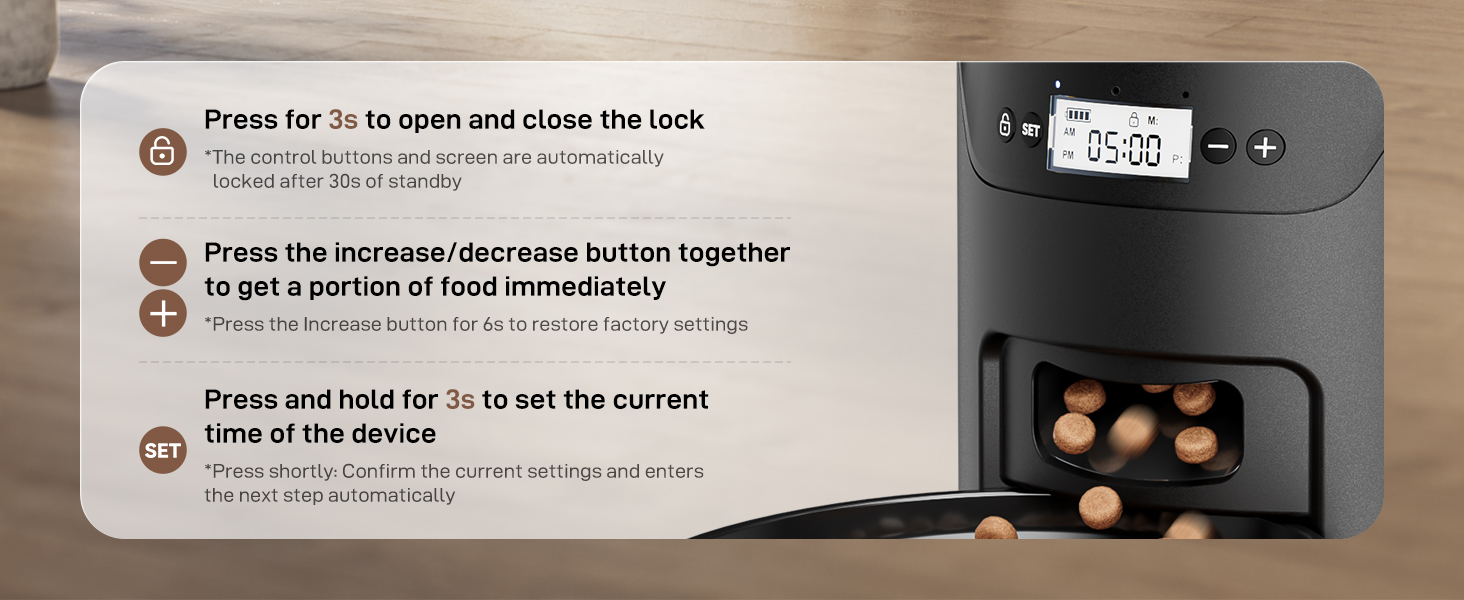 automatic cat feeder and water