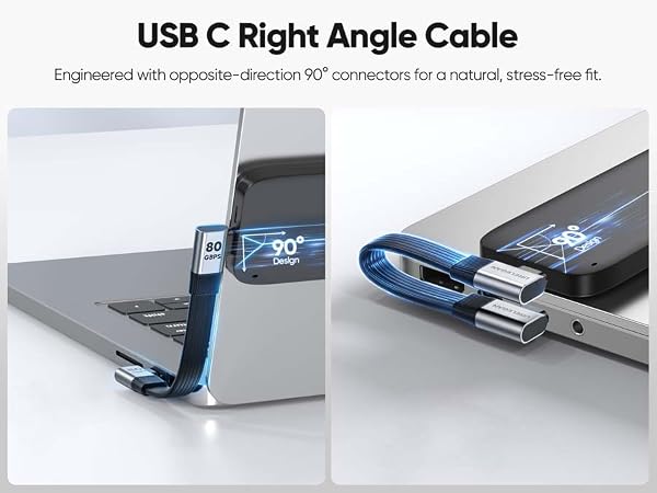 usb4 cable vertical plug usb-c to usb-c