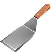 Griddle Spatula, Metal Spatula for Cast Iron Skillet, Grill Stainless Steel Spatulas with Comfort...