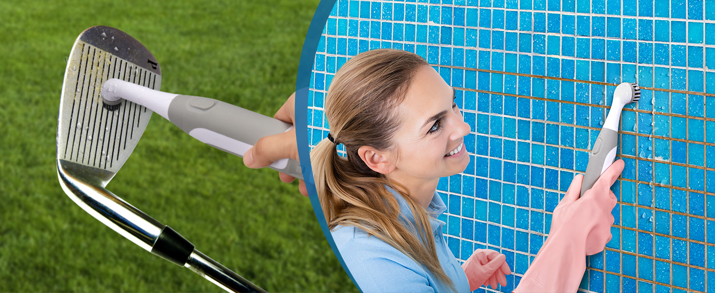 Electric Spin Scrubber cordless Shower Scrubber bathroom