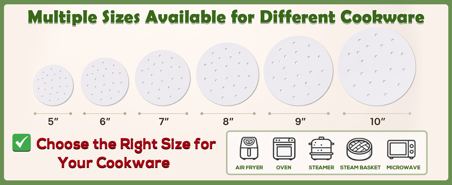 perforated parchment paper for air fryer