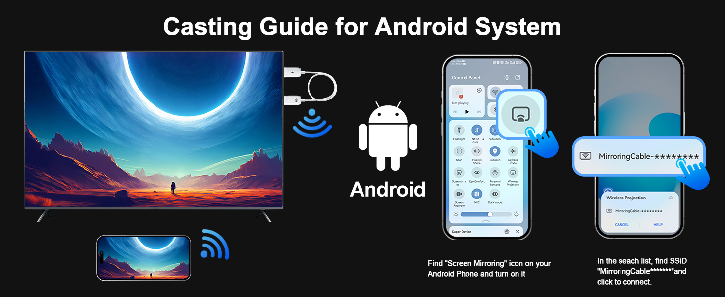 for ios only wireless hdmi display adapter