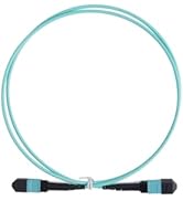WSOLDMA 100G MPO/PC OM3 Fiber Optic Wire Fiber Patch Wire - Multimode 8/12 Cores Ethernet Cable F...