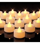 BEICHI Flameless Candles, 24Pack Battery Operated Candle, LED Tea Lights Candles Battery Operated...