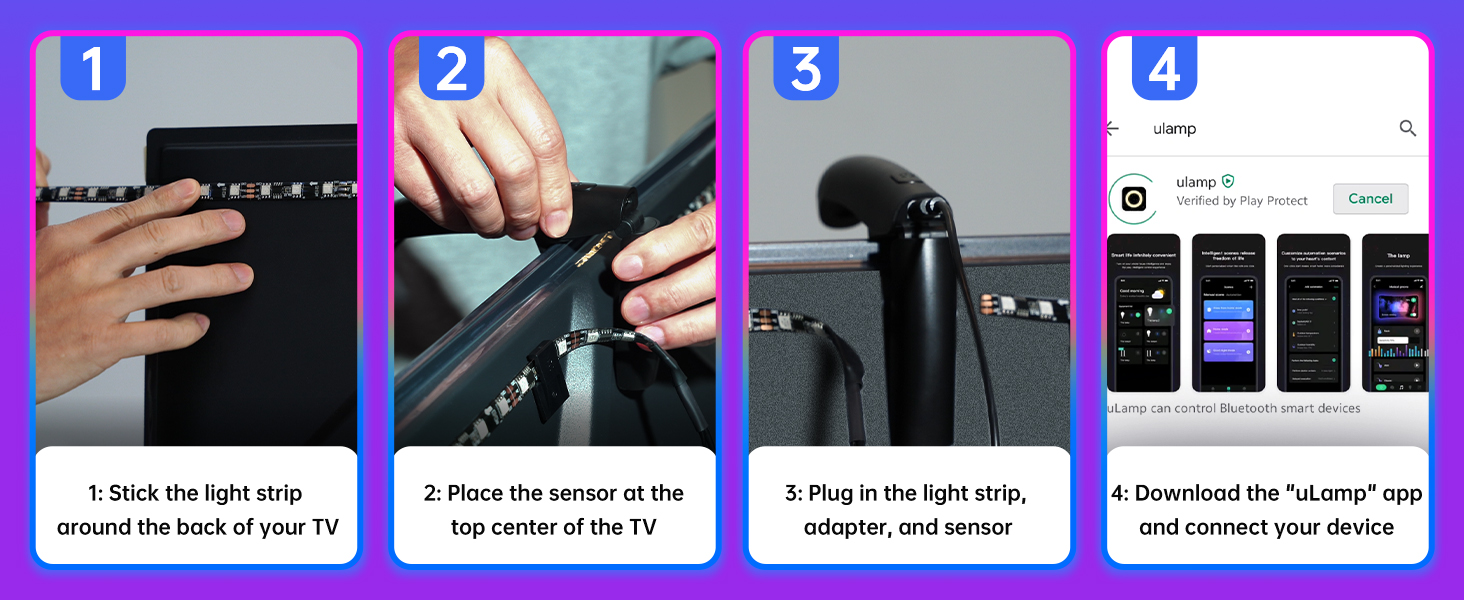 tv led backlight sync to screen behind tv lights that change with tv smart reactive
