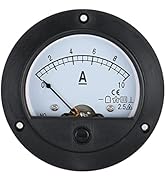 Baomain Ammeter 65C5 Ampere Panel Meter Analog Ammeter Built-In Shunt DC 0-10 A Class 2.5 CE