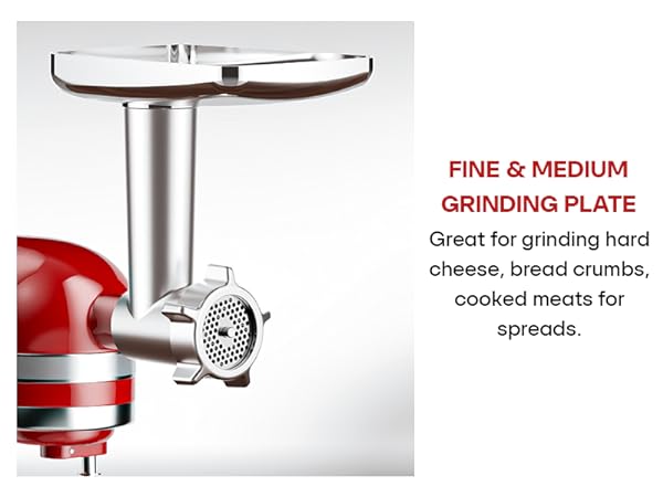 Metal Meat grinder attachment for KitchenAid Stand Mixers