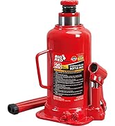 BIG RED T92003B Torin Hydraulic Welded Bottle Jack, 20 Ton (40,000 lb) Capacity, Red