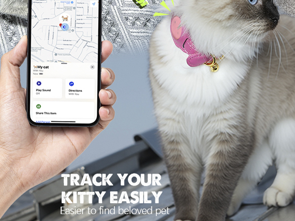tractive gps cat tracker tracking collar for cats pet tracker for cats cat tracker