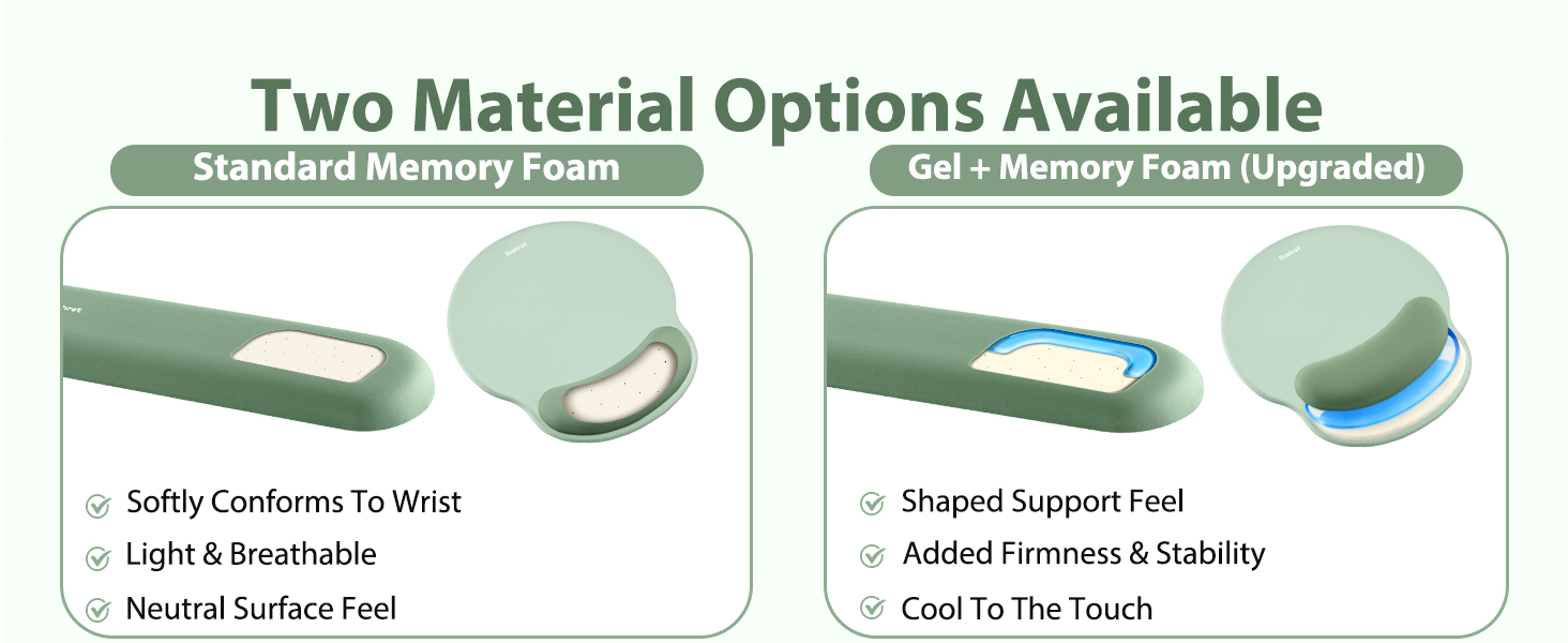 mouse pad and keyboard wrist rest