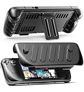 MEPATEM 3 in 1 Protective Case With Kickstand and Front Cover For Steam Deck, Travel Kit (Protect...