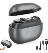 Electric Nail Clippers Seniors,3 in 1 Easy Clip Electric Nail Clippers,2 Speeds, Magnetic Cover, ...