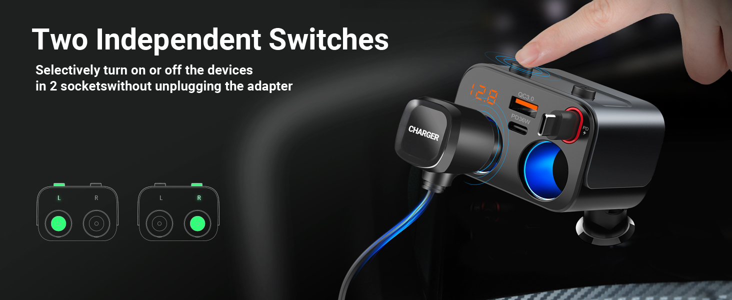 USB C Fast Car Charger