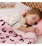 Uttermara Weighted Blanket 3 lbs, Ultra Cozy Minky Fleece and Cotton Sided with Cartoon Patterns,...