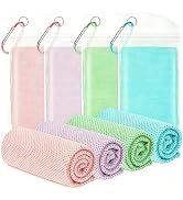 ExTowel Excellent 4 Pack Cooling Towels for Neck and Face(40"x12"), Cooling Neck Wraps, Ice Towel...