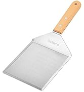 Skyflame Stainless Steel Griddle Spatula - Griddle Accessories 6 x 5 in Hamburger Turner Scraper ...
