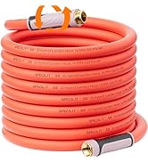 SPECILITE Garden Hose 50 ft x 5/8" Heavy Duty Premium Flexible Water Hose, with 360° Rotating Gri...