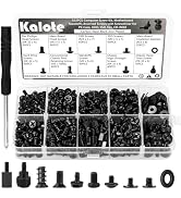 522PCS Premium Black Zinc Computer Screw Kit w M3x3/5/8, #6-32x5/6, M5x10 Motherboard Standoffs S...